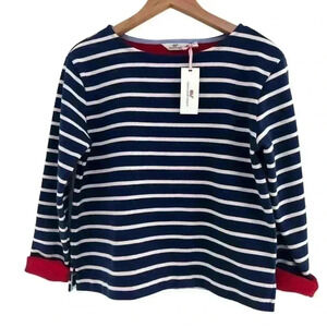 Vineyard Vines New with Tags Striped Double Fleece Pullover Size Small